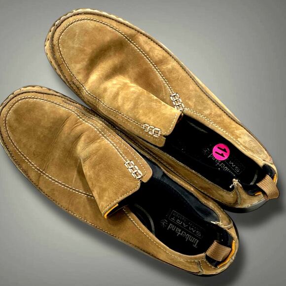 Men\'s Size 11 TIMBERLAND Tan Suede Casual Moccasin Loafers Excellent Condition main image 6
